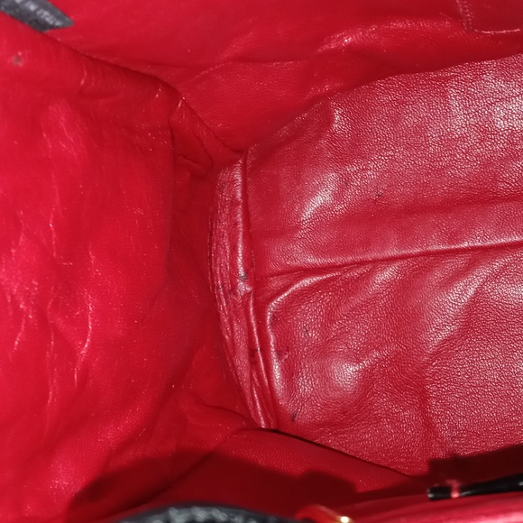 🖤VTG/RARE Prada🖤 - Limited Edition "Impreinte" Art Deco Spazzolato Large Tote - Picture 12 of 15